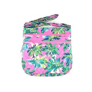 Vera Bradley Triple Zip Hipster Crossbody Tropical Paradise NWT